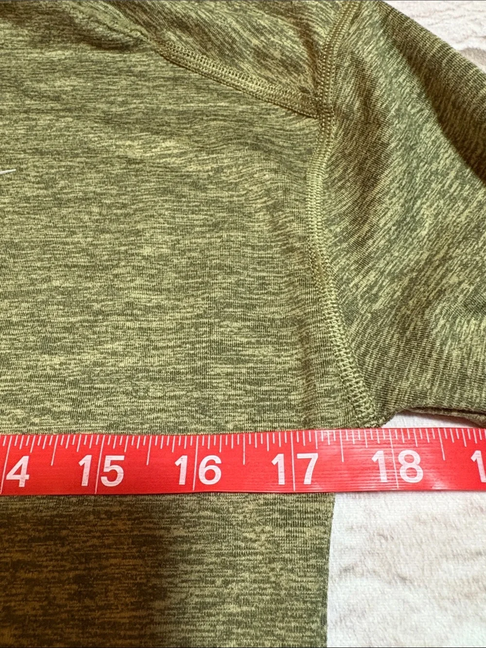 Nike Olive Green Women's Lightweight Hooded Top